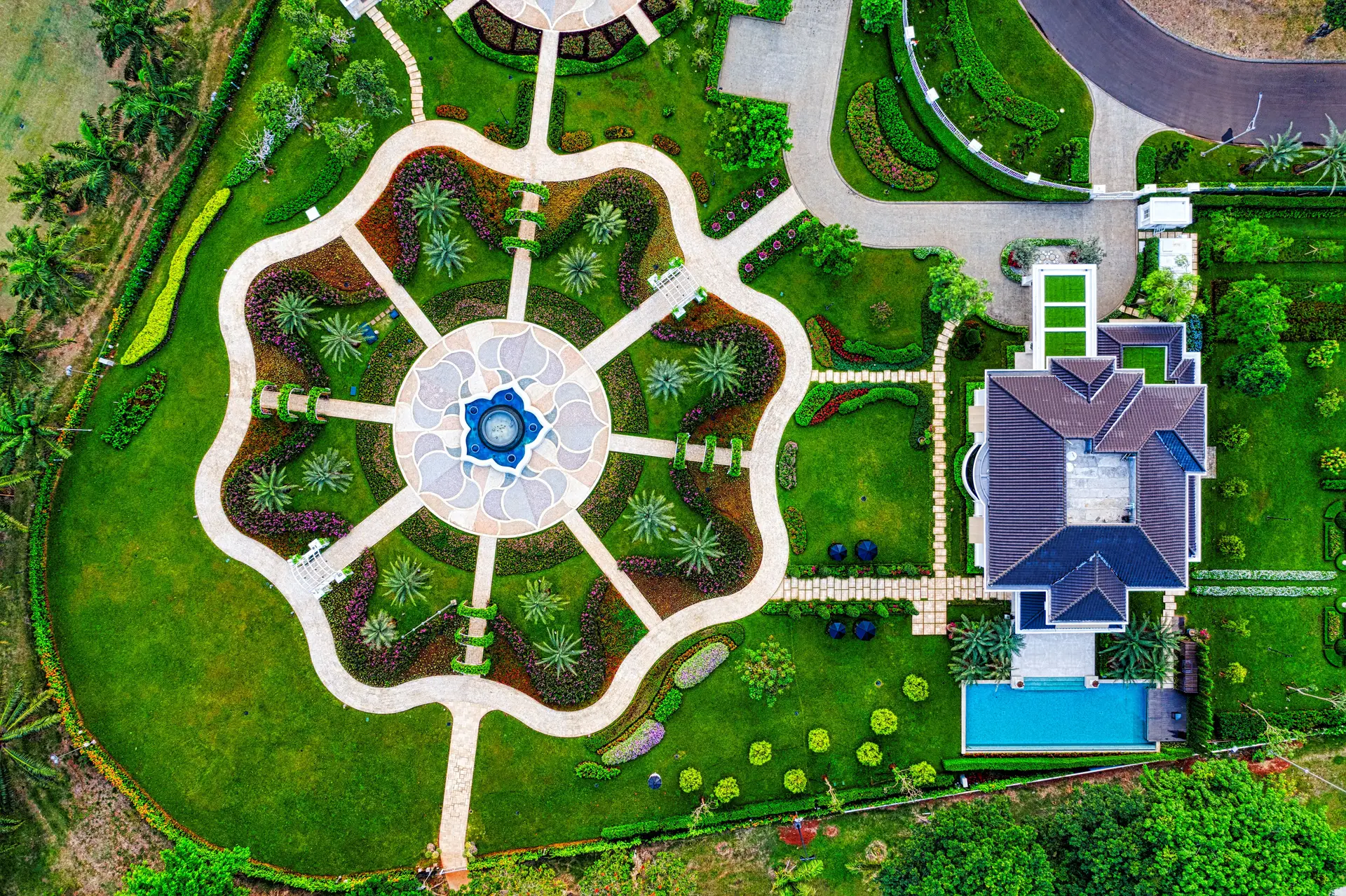 Villa kert